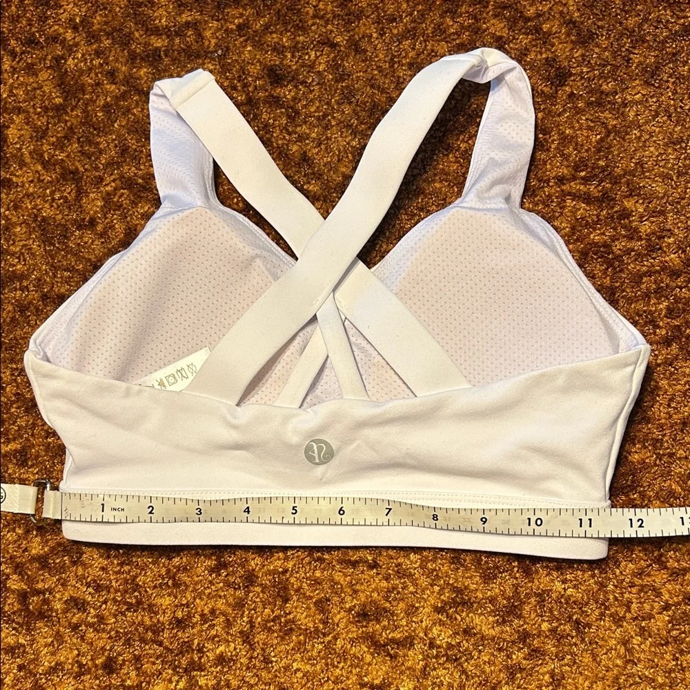 Classic White Sports Bra